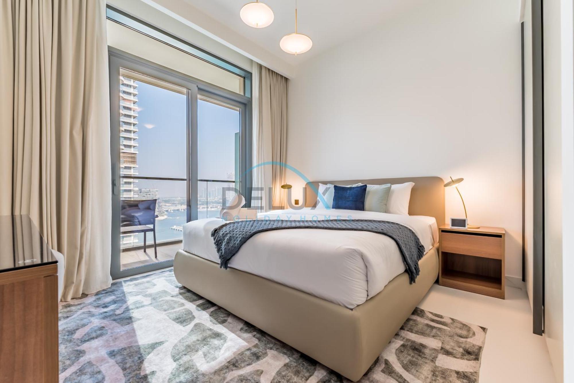 Harbour & Sea Views 1 Bedroom Near Key Landmarks, Marina Vista T1, Emaar Beachfront By Deluxe Homes Dubaï