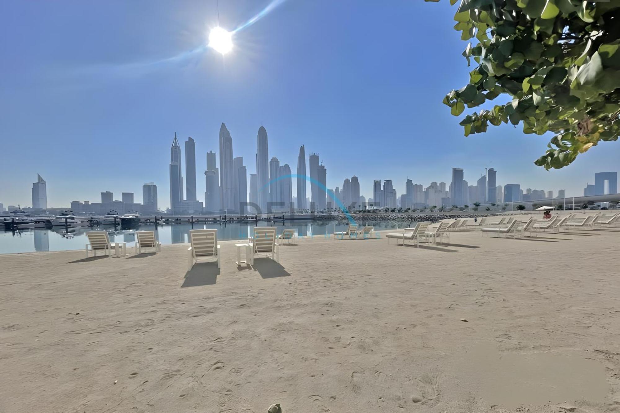 Harbour & Sea Views 1 Bedroom Near Key Landmarks, Marina Vista T1, Emaar Beachfront By Deluxe Homes Dubaï