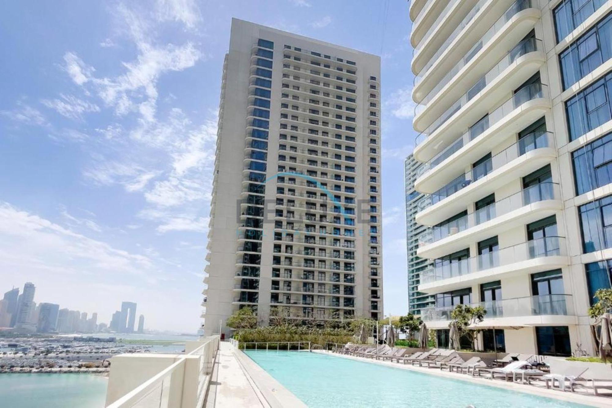 Harbour & Sea Views 1 Bedroom Near Key Landmarks, Marina Vista T1, Emaar Beachfront By Deluxe Homes Appartement Dubaï