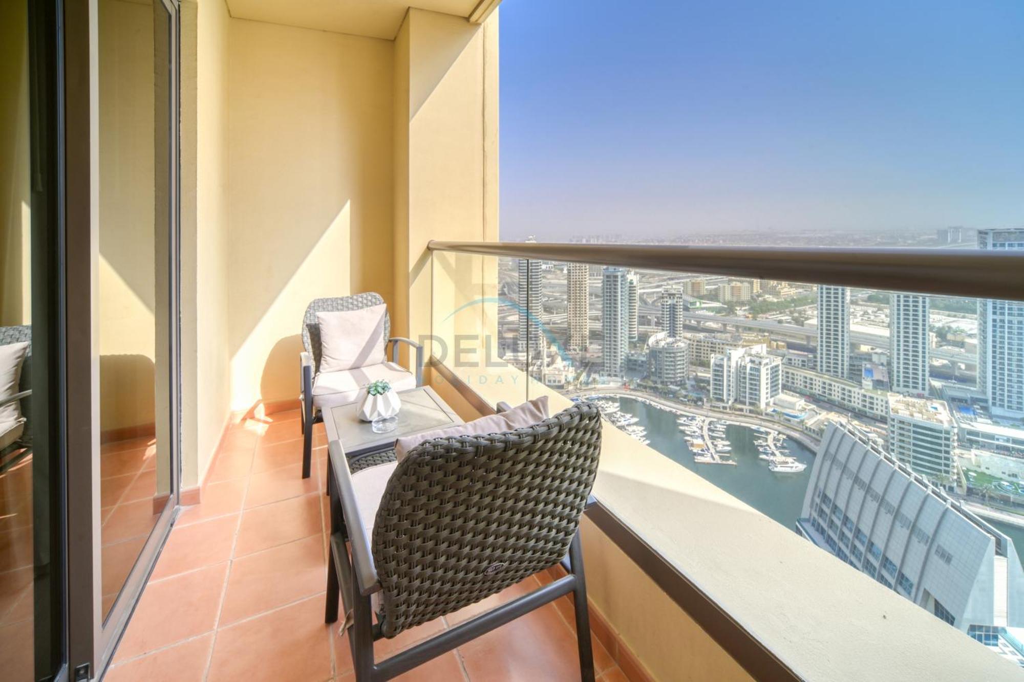 High Floor 2br With A View Of The Marina Canal Steps Away From The , Shams 1, Jbr By Deluxe Homes * Dubaï