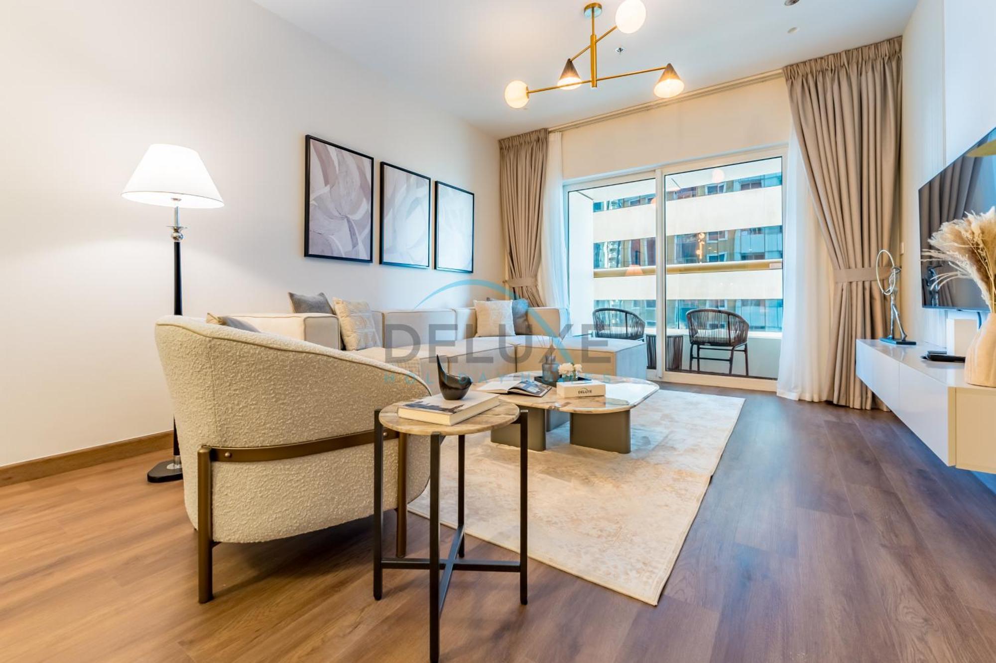 Revamped 1br Unit With Partial Sea & Palm Jumeirah Views Close To , Elite Residence, Marina By Deluxe Homes Appartement Dubai