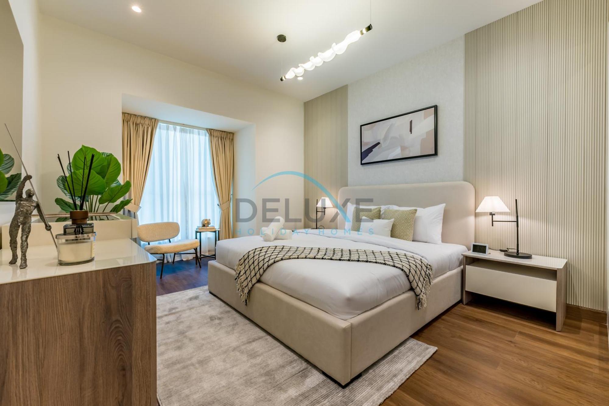 Revamped 1br Unit With Partial Sea & Palm Jumeirah Views Close To , Elite Residence, Marina By Deluxe Homes Appartement
