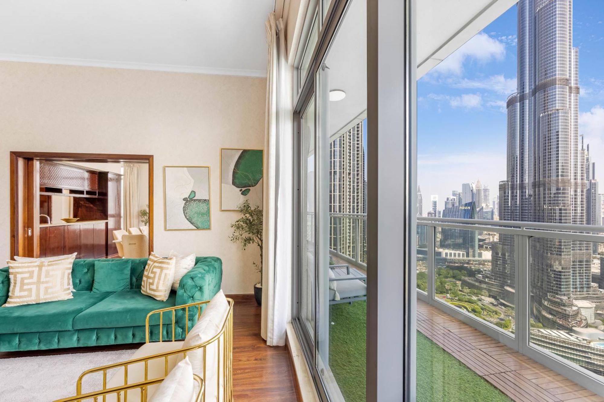 Durrani Homes - Alluring 5br Penthouse With Burj Khalifa And Fountain View Appartamento Dubai