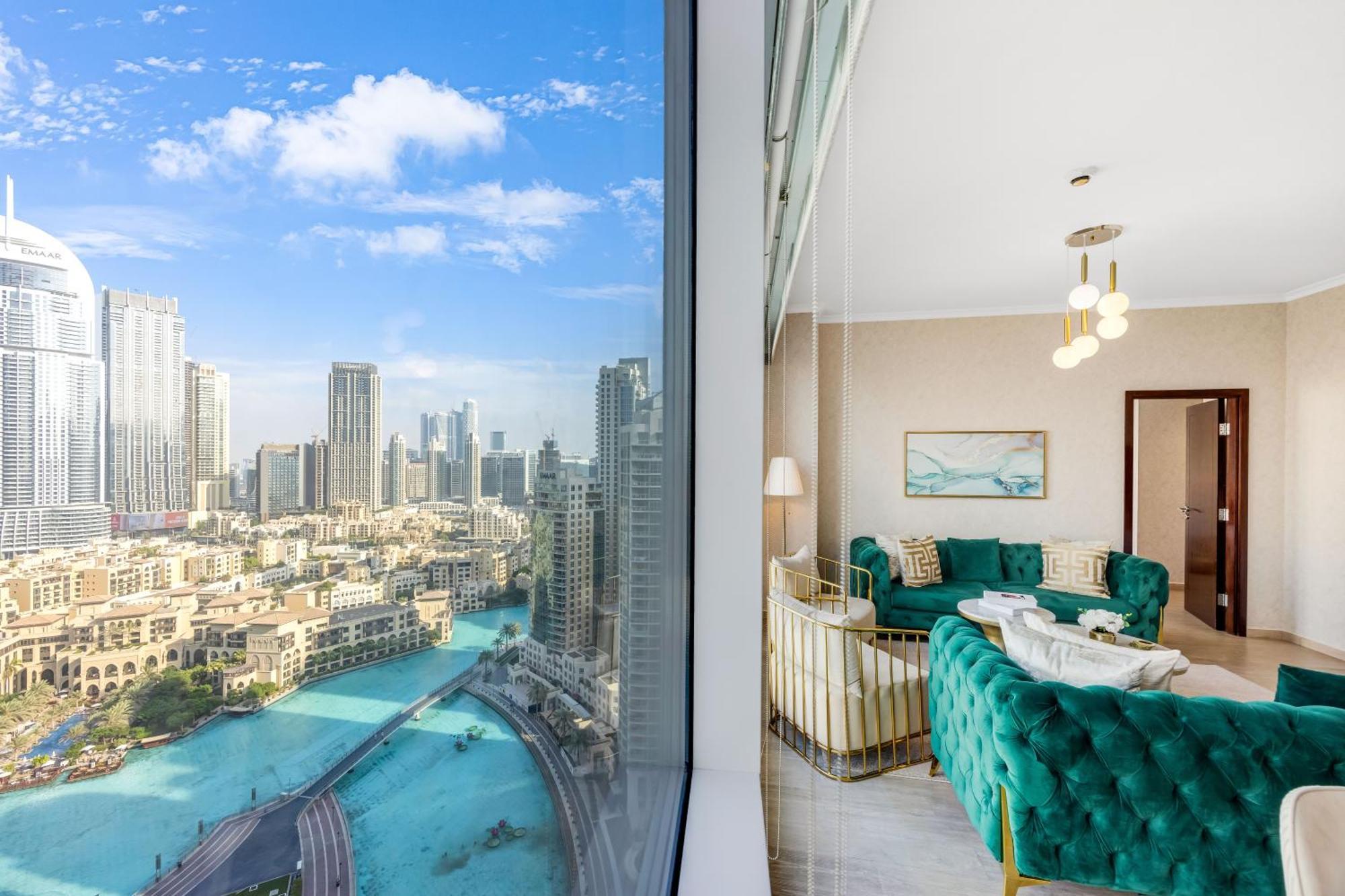 Durrani Homes - Grandiose 5br Besides Mall With Burjkhalifa And Fountain View Lejlighed Dubai