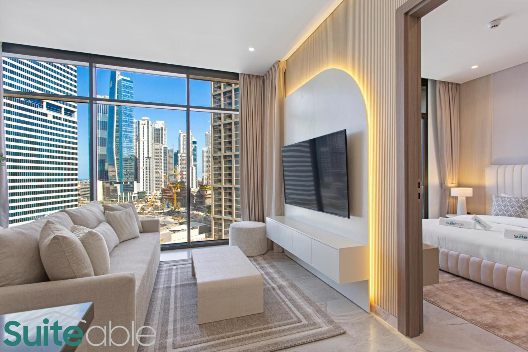 Appartement Luxury One Bedroom With Burj Khalifa View