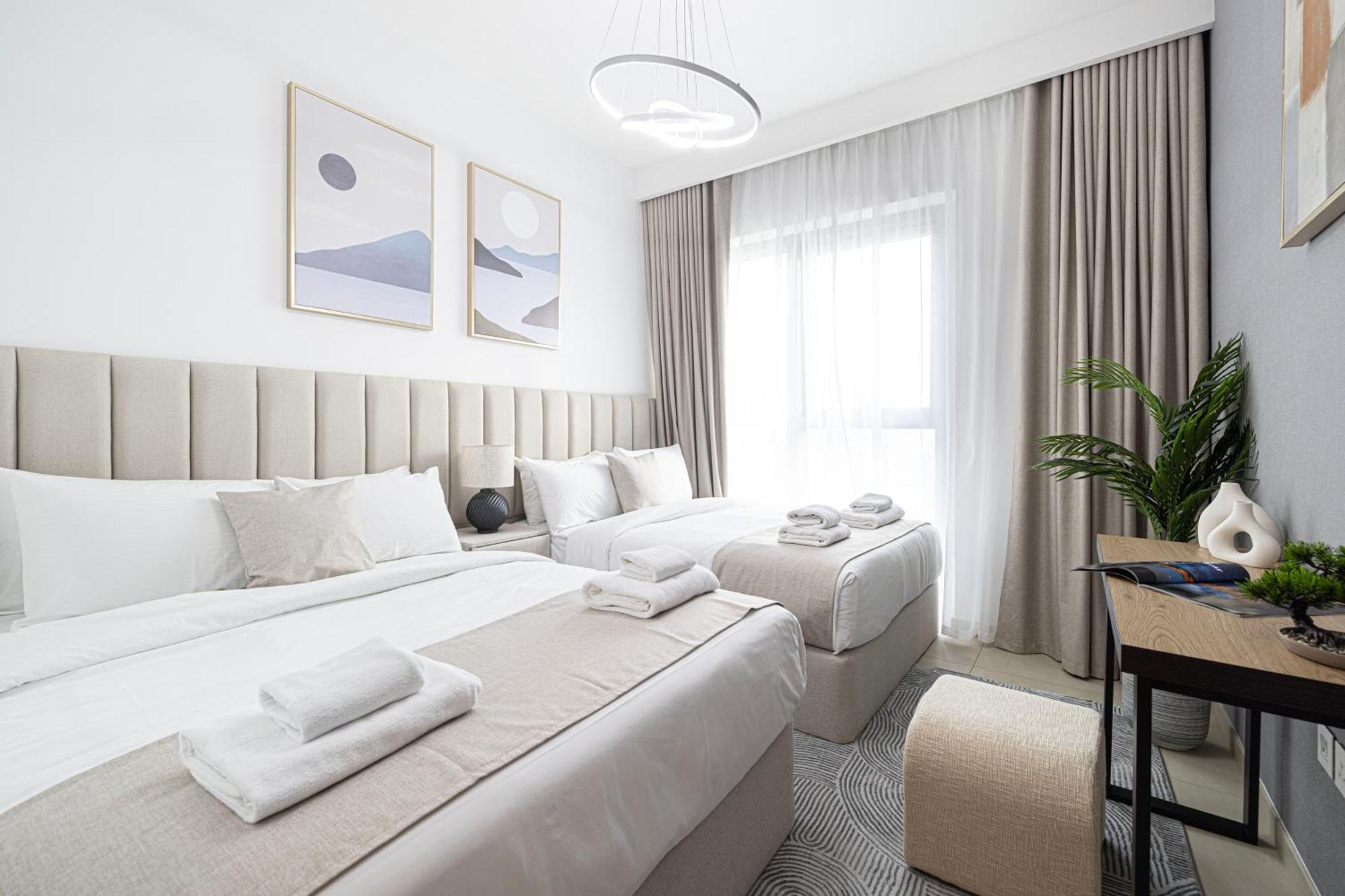 Fresh New 2 Bedroom! Amazing Burj Khalifa View! 5-star Pool & Gym Access! Appartement *