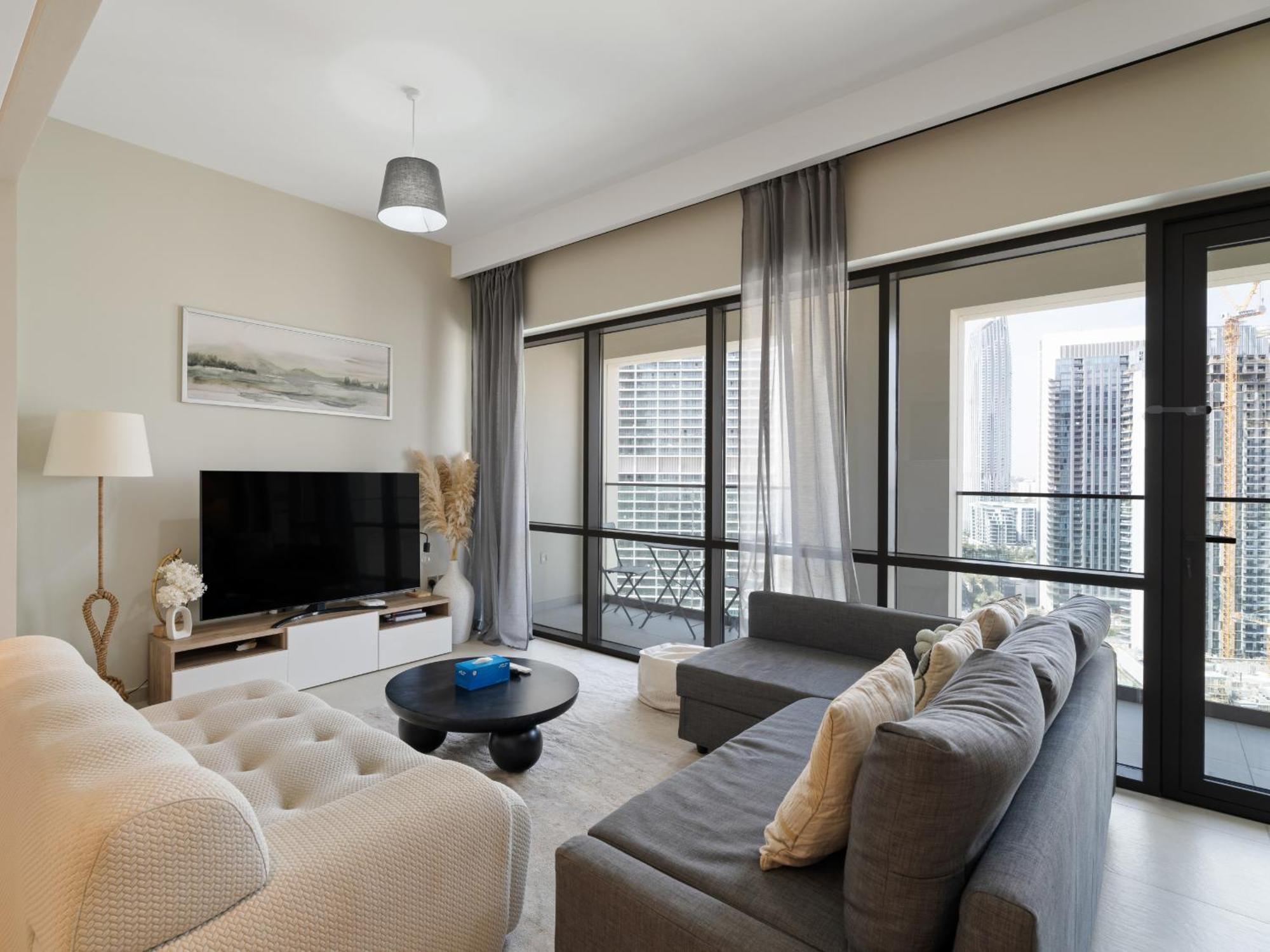 Appartement Pristine Luxury 2bdr With Sofa Bed In Vida Residences- Creek Dubaï