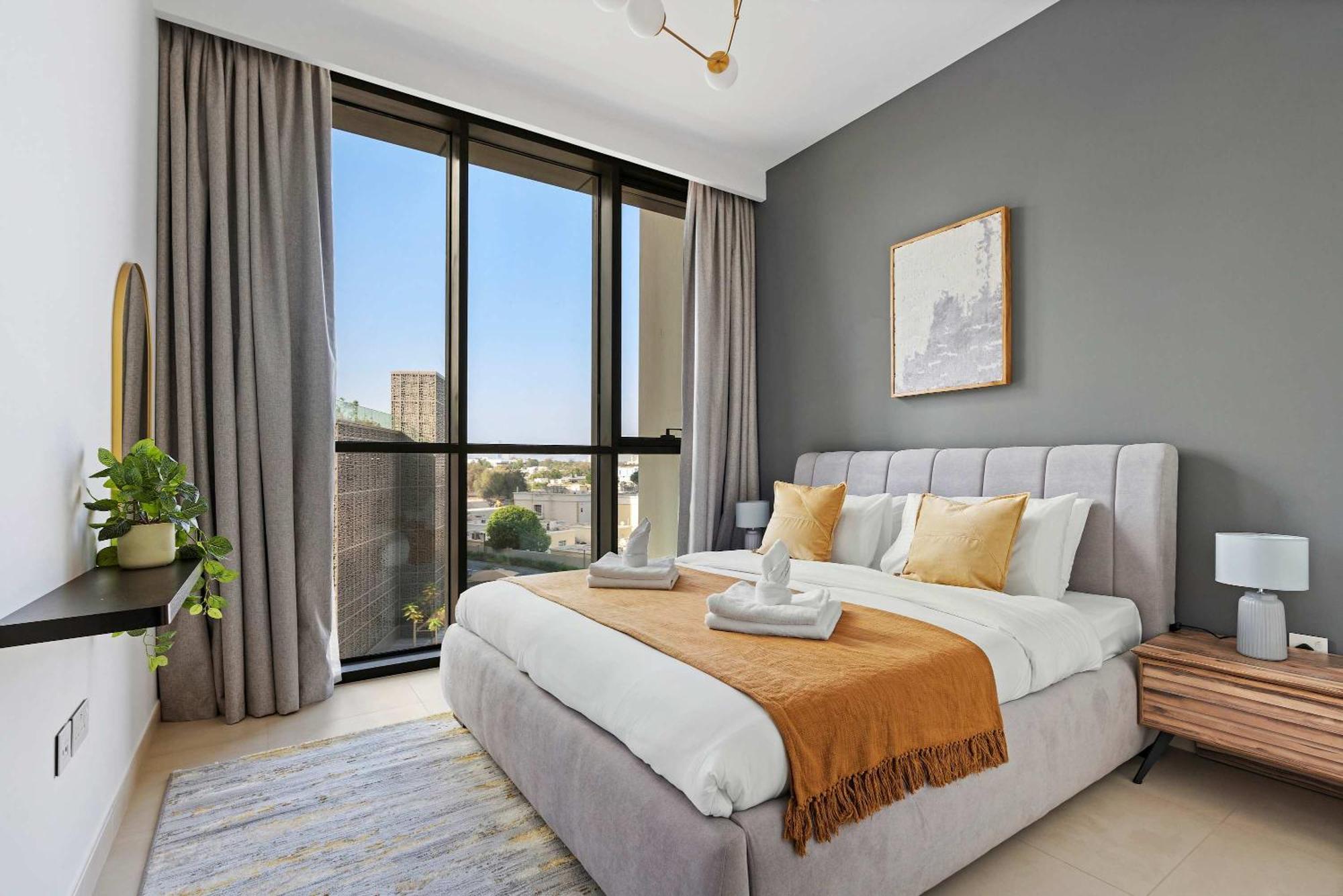 Silkhaus Modern 1bdr In Downtown With Balcony, Pool, Gym Apartamento Dubái
