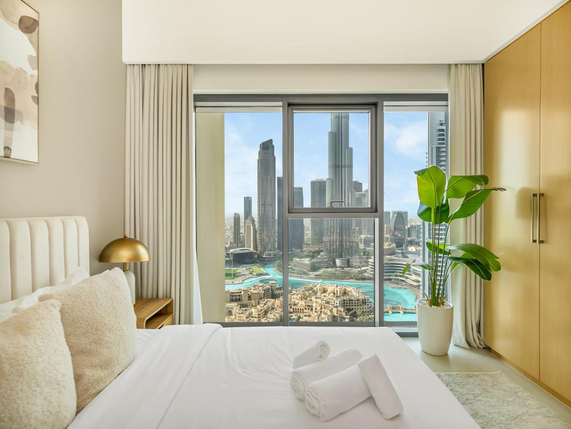 Lägenhet Burj Royale 3 Bedroom Full Burj Khalifa Fountain View *