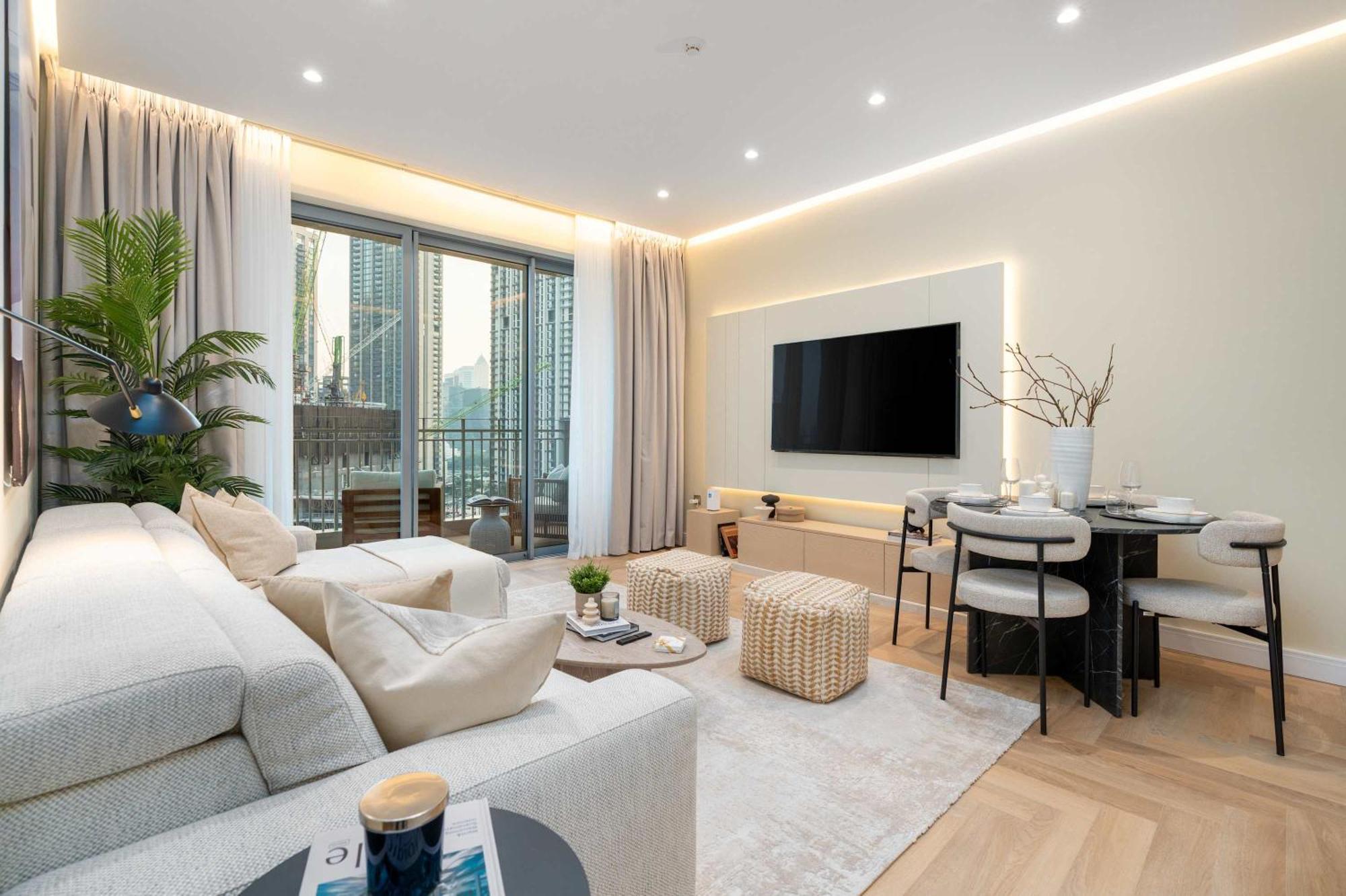 Stylish 1br In Downtown With Fountain Views Appartement