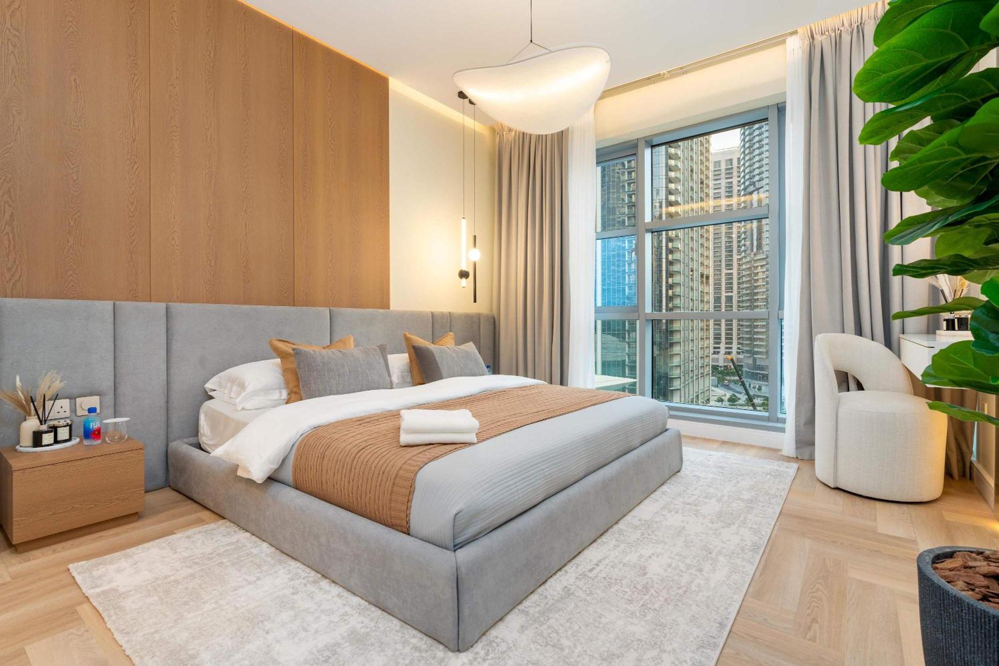 Stylish 1br In Downtown With Fountain Views Appartement