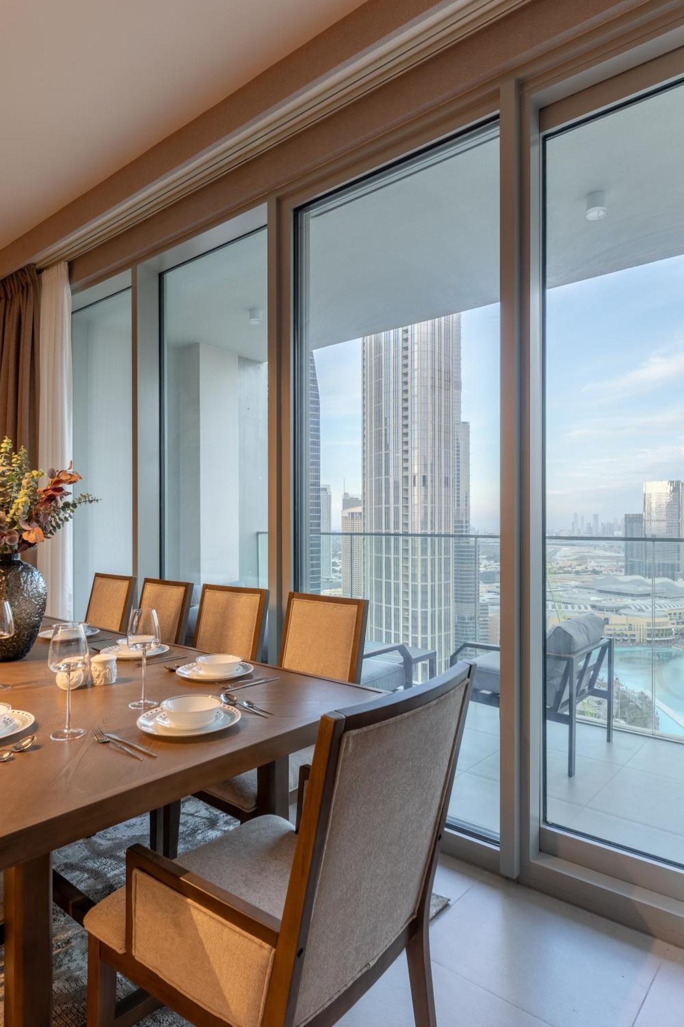 Royal 4br Burj Khalifa View Mall Appart hôtel *