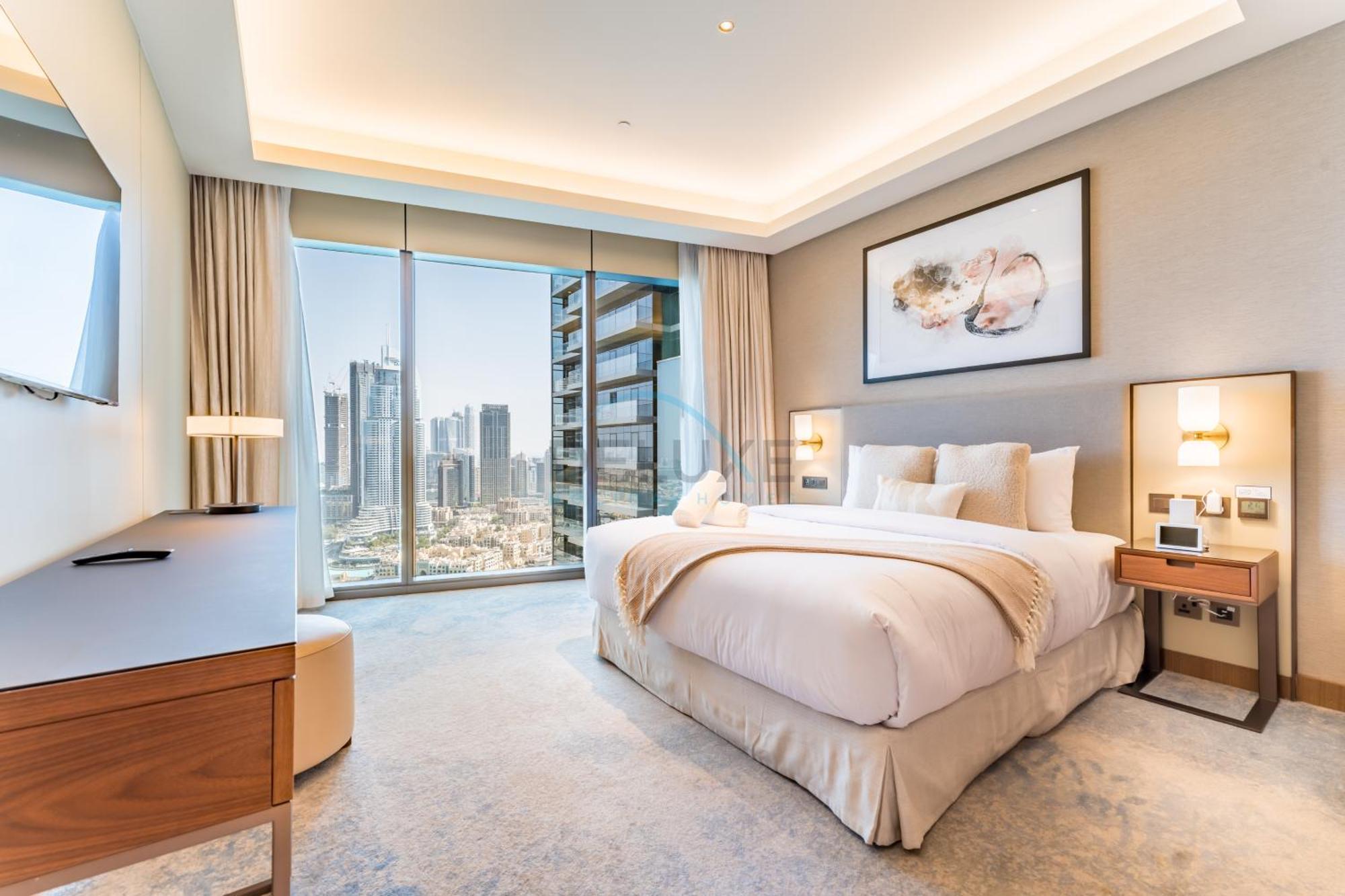 Apartamento Overlooking Burj Khalifa And Fountain Views From Living To Bedrooms, The Address Residences Opera Tower 2, Downtown By Deluxe Homes