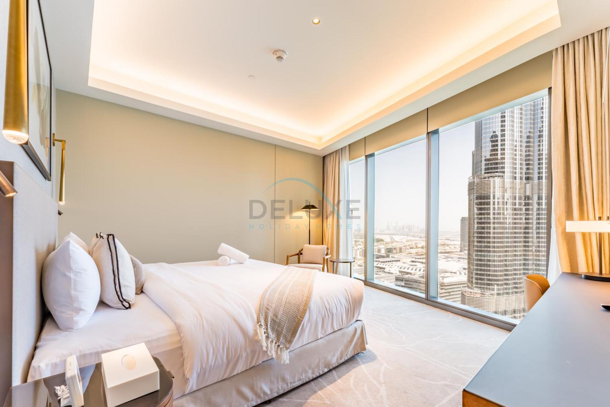 Appartement Overlooking Burj Khalifa And Fountain Views From Living To Bedrooms, The Address Residences Opera Tower 2, Downtown By Deluxe Homes Dubaï