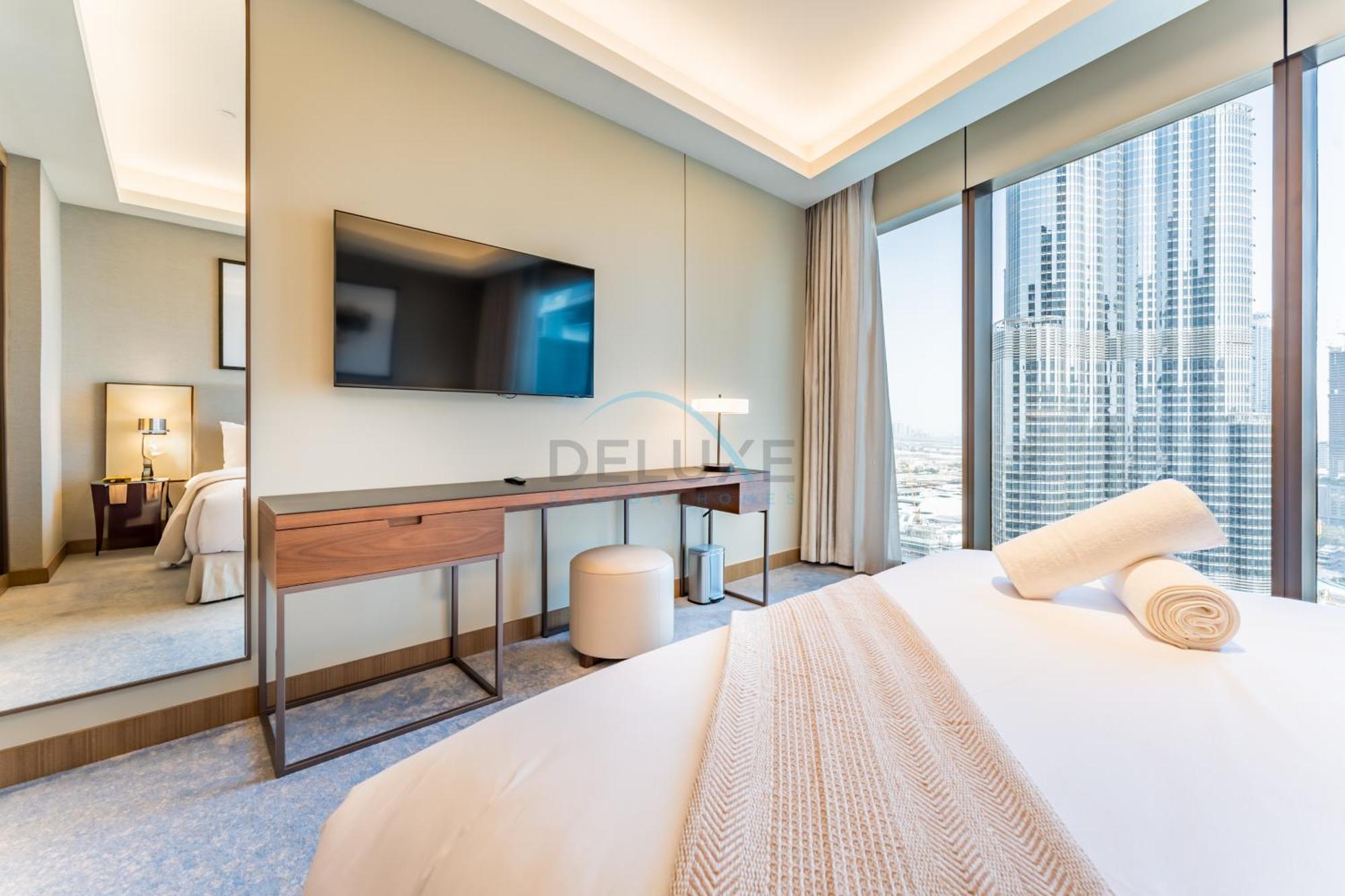 Appartement Overlooking Burj Khalifa And Fountain Views From Living To Bedrooms, The Address Residences Opera Tower 2, Downtown By Deluxe Homes *