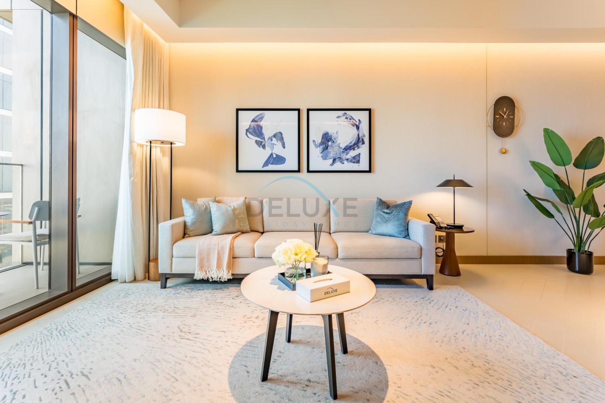 Overlooking Burj Khalifa And Fountain Views From Living To Bedrooms, The Address Residences Opera Tower 2, Downtown By Deluxe Homes *
