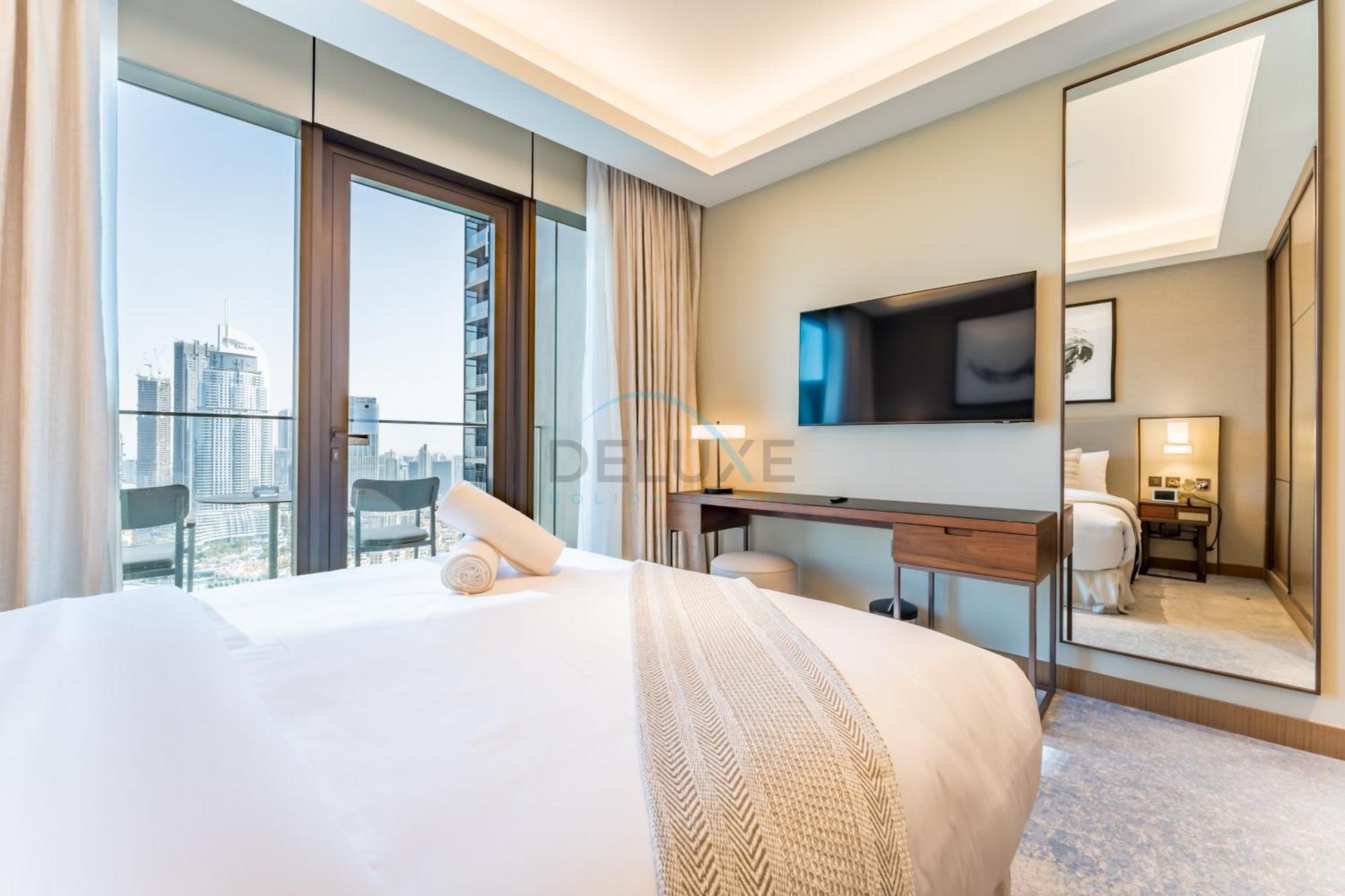 Appartement Overlooking Burj Khalifa And Fountain Views From Living To Bedrooms, The Address Residences Opera Tower 2, Downtown By Deluxe Homes