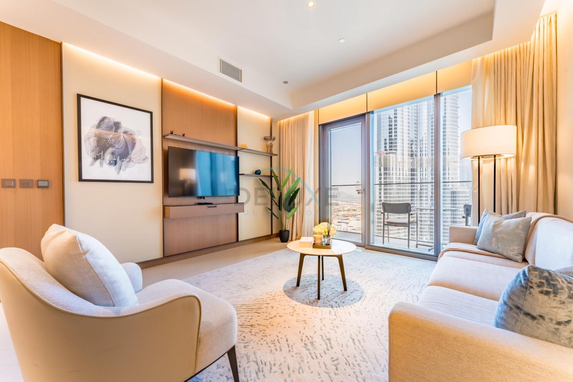 Apartamento Overlooking Burj Khalifa And Fountain Views From Living To Bedrooms, The Address Residences Opera Tower 2, Downtown By Deluxe Homes *