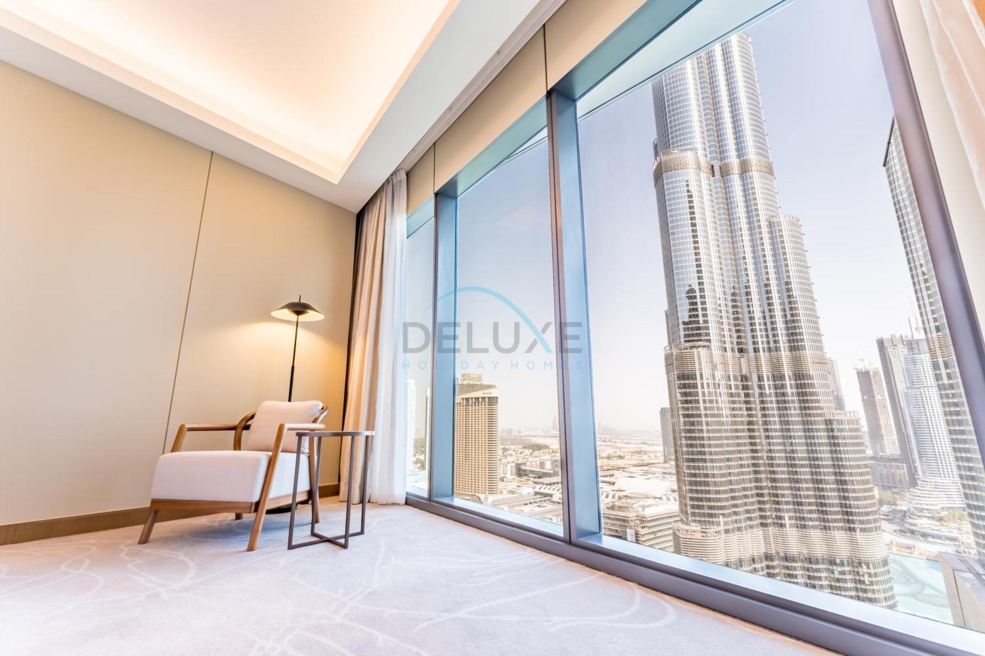 Overlooking Burj Khalifa And Fountain Views From Living To Bedrooms, The Address Residences Opera Tower 2, Downtown By Deluxe Homes Apartamento *