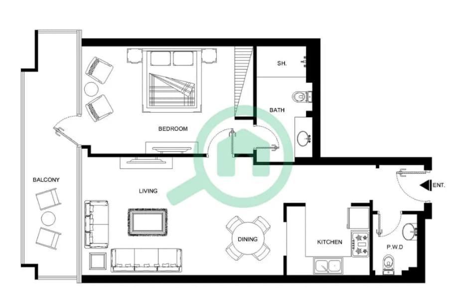 Appartement Extravagant 1 Bedroom In J One Business Bay