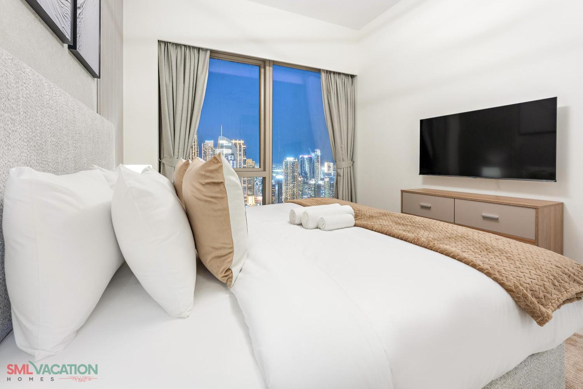 Appartement Sml - Sky High With Burj Khalifa And Fountain Views At Grande Signature, Downtown *