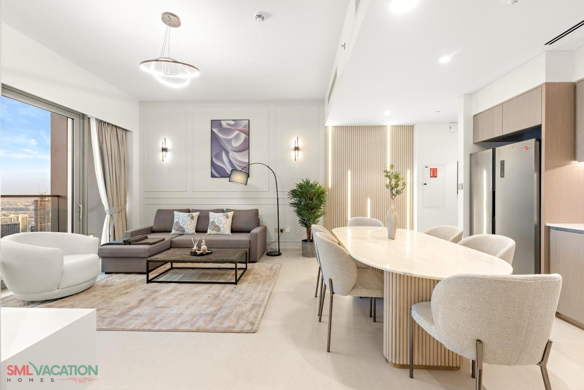 Sml - Sky High With Burj Khalifa And Fountain Views At Grande Signature, Downtown Appartement *