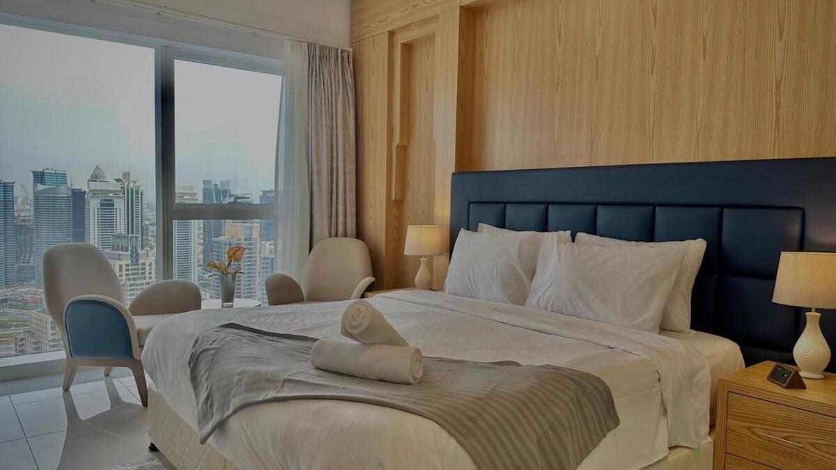 Appartement Exclusive 2br Escape With Marina Views In Damac Heights By Bhavan Dubaï
