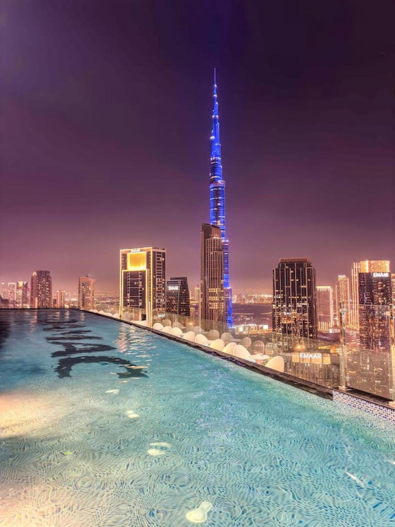 New 2 Bed Sea View With 64th Flr Infinity Pool Burj Khalifa View Appartement *
