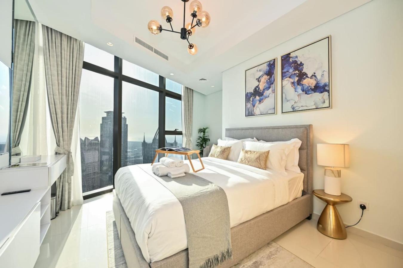 New 2 Bed Sea View With 64th Flr Infinity Pool Burj Khalifa View Appartement *