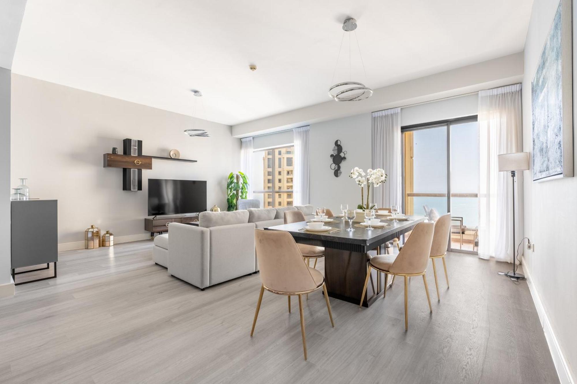 Luxury Jbr - Full Sea View - Free 5* Access Appartamento Dubai