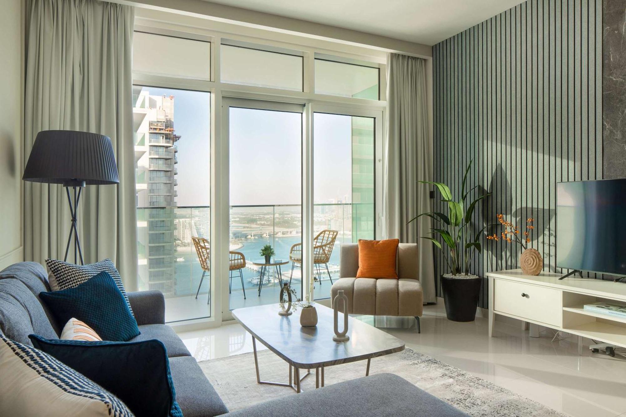 Silkhaus Palm View 1bdr With Private In Emaar Beachfront Dubái