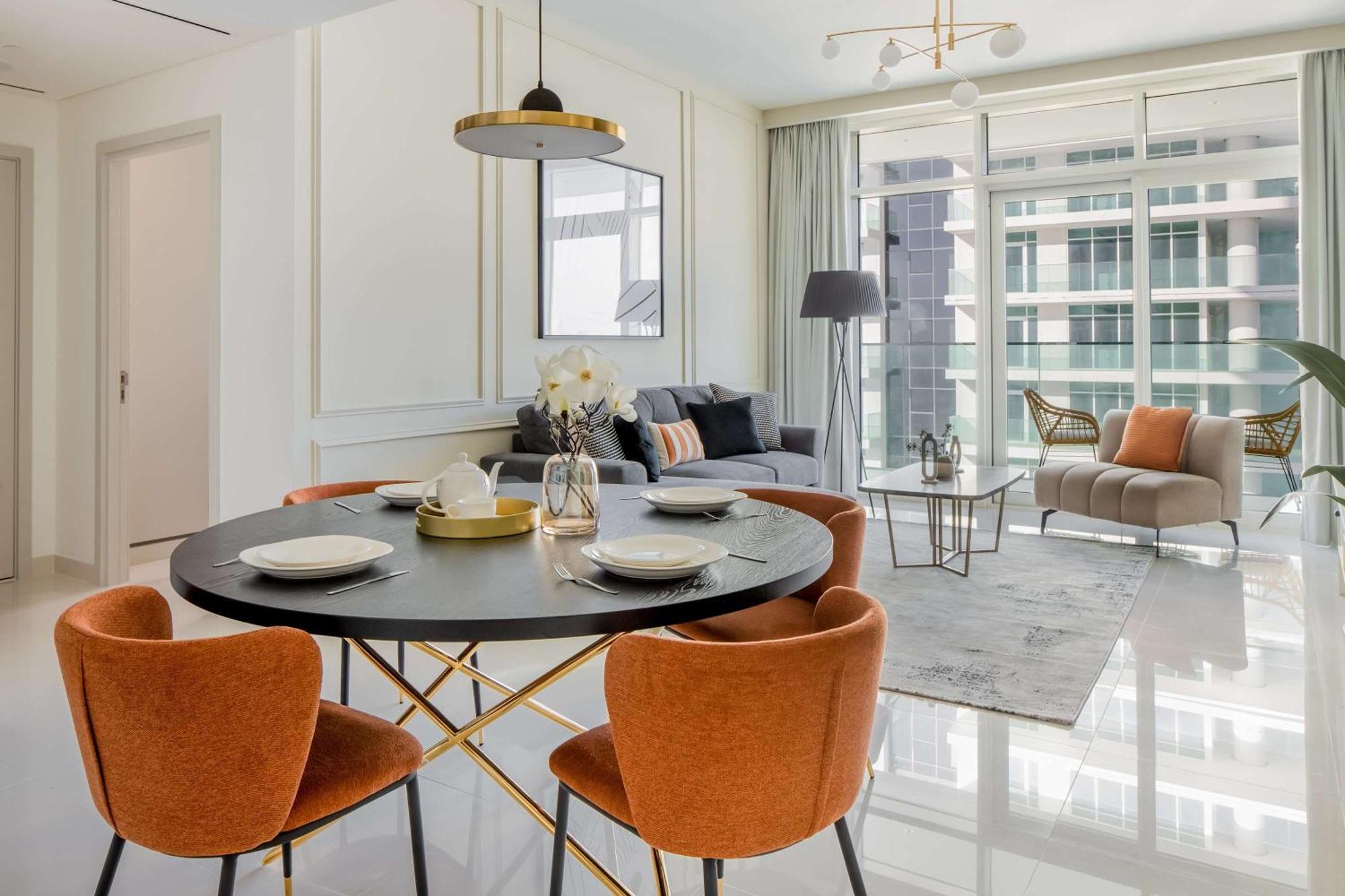 Silkhaus Palm View 1bdr With Private In Emaar Beachfront Apartamento *