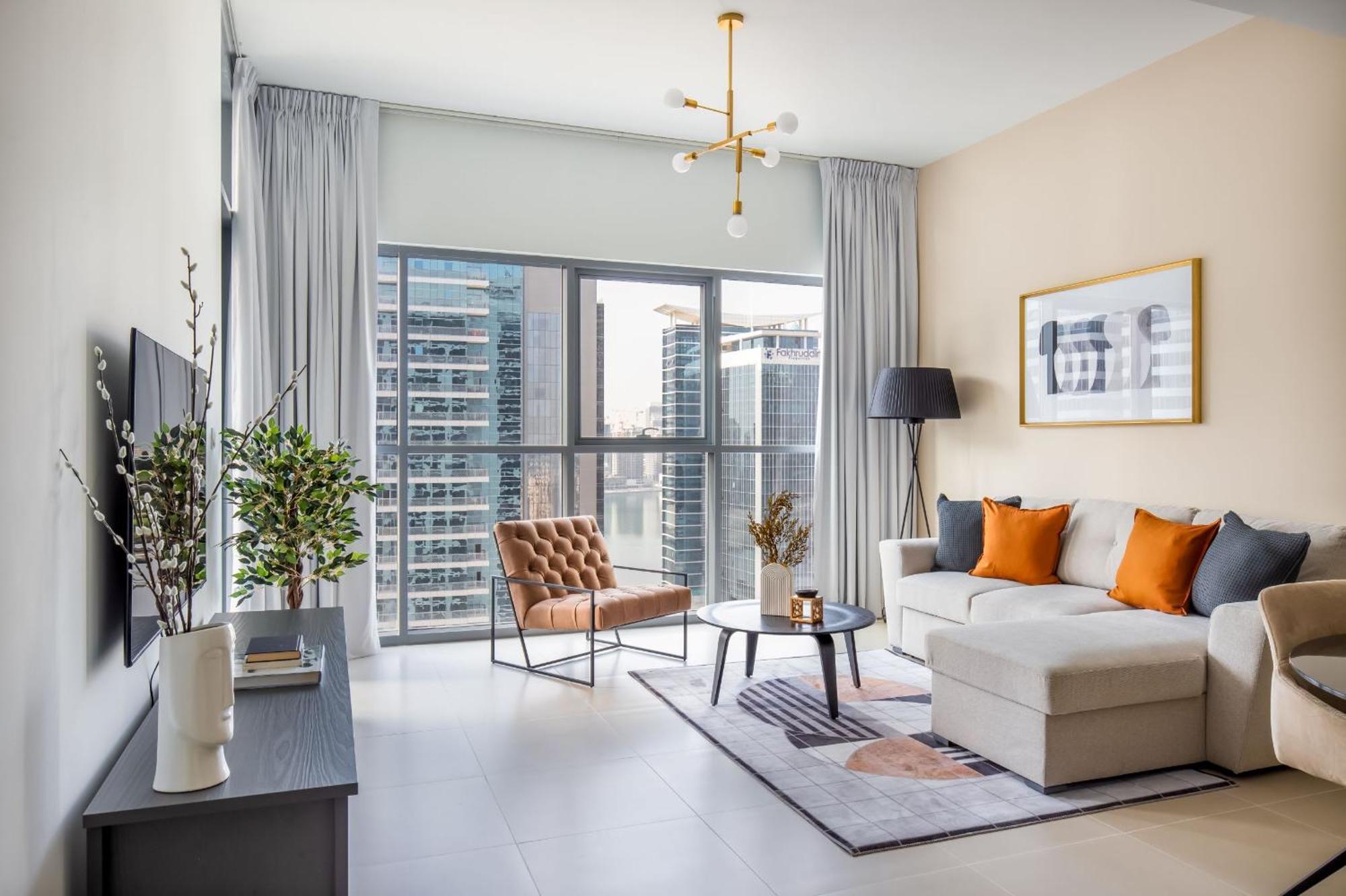 Silkhaus Elegant And Spacious 1bdr In Downtown Near Business Bay Lägenhet *