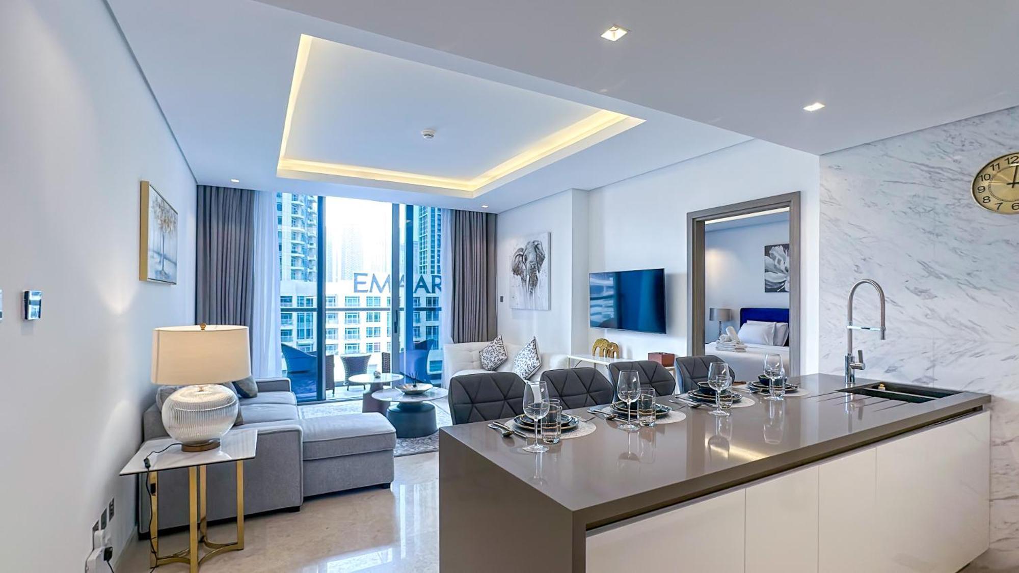 Elegant 1br In Sterling West Near Burj Khalifa - 50ab2 Appartement Dubaï