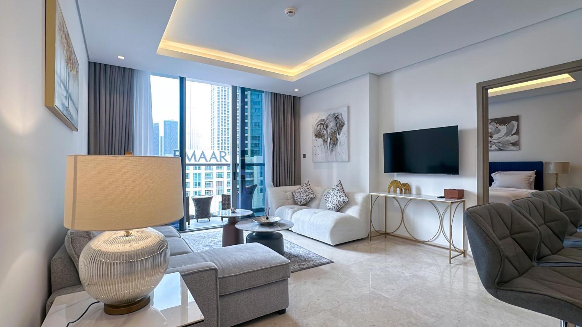 Elegant 1br In Sterling West Near Burj Khalifa - 50ab2 Apartemen