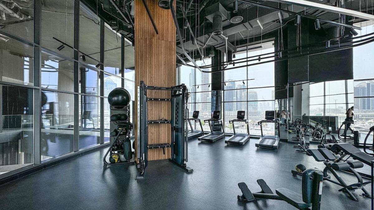 Appartement Luxury 2br Burj Khalifa And Canal View Pool Jacuzzi *