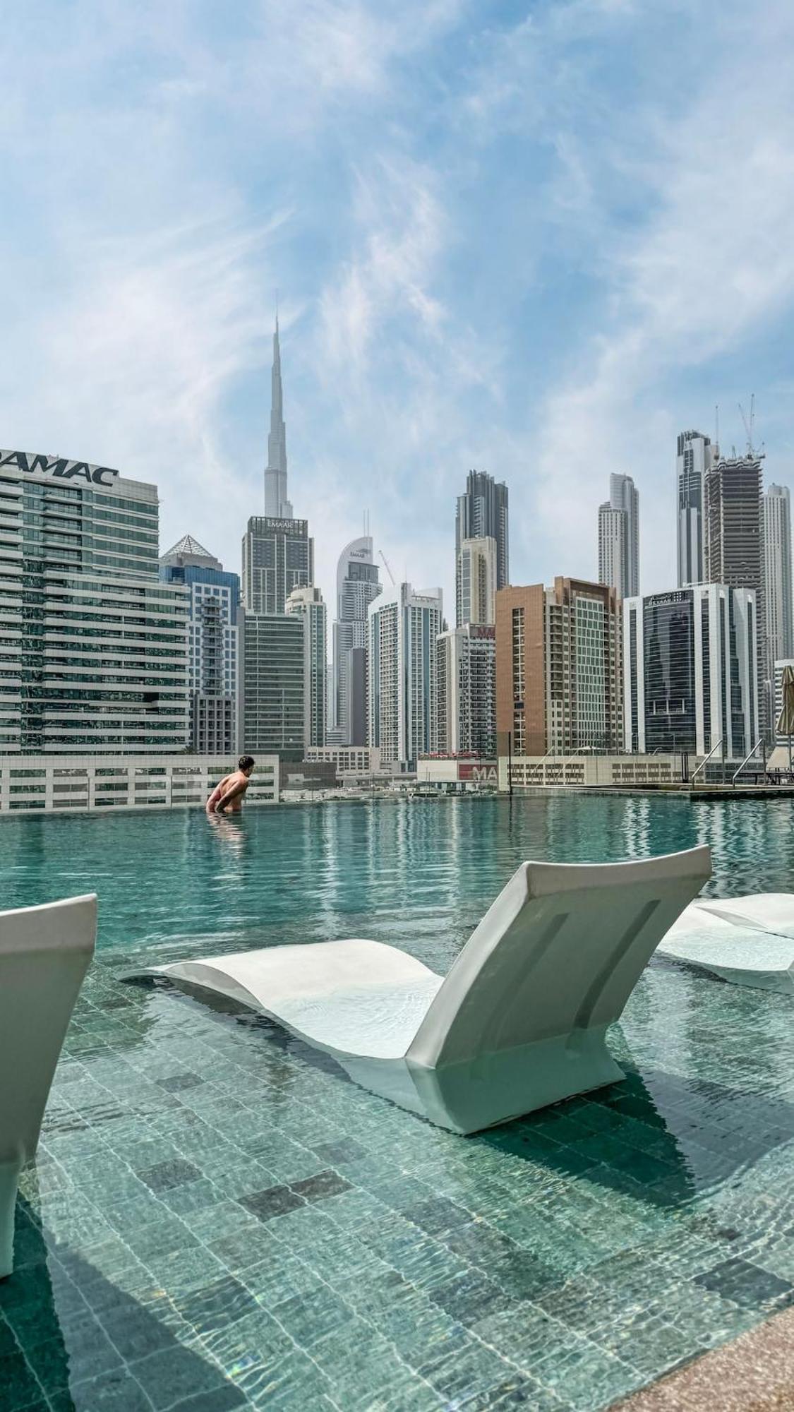 Appartement Luxury 2br Burj Khalifa And Canal View Pool Jacuzzi *