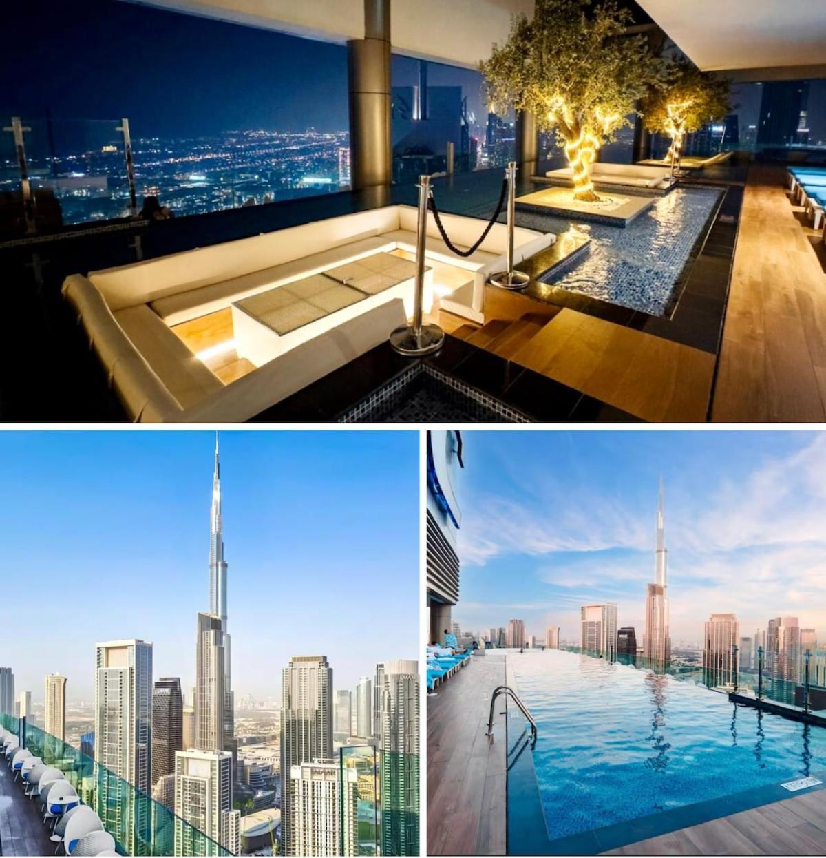 Rooftop Infinity Pool Luxury 2br Burj Khalifa View Downtown *