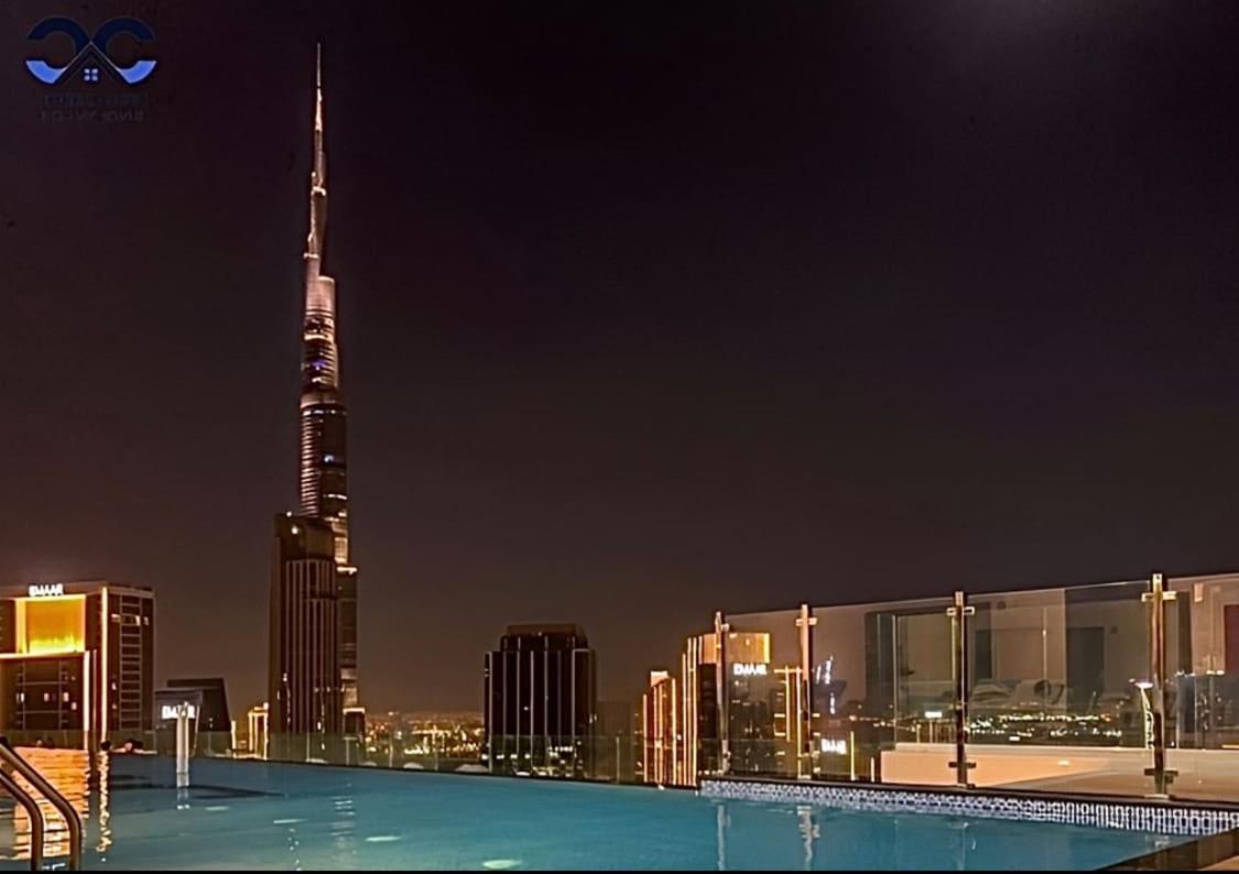 Rooftop Infinity Pool Luxury 2br Burj Khalifa View Downtown Dubaï