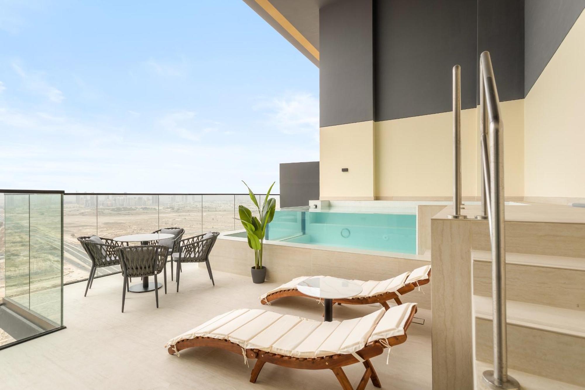 Vayk - Luxury 2 Bedrooms With Jacuzzi In Jvc Appartement Dubaï