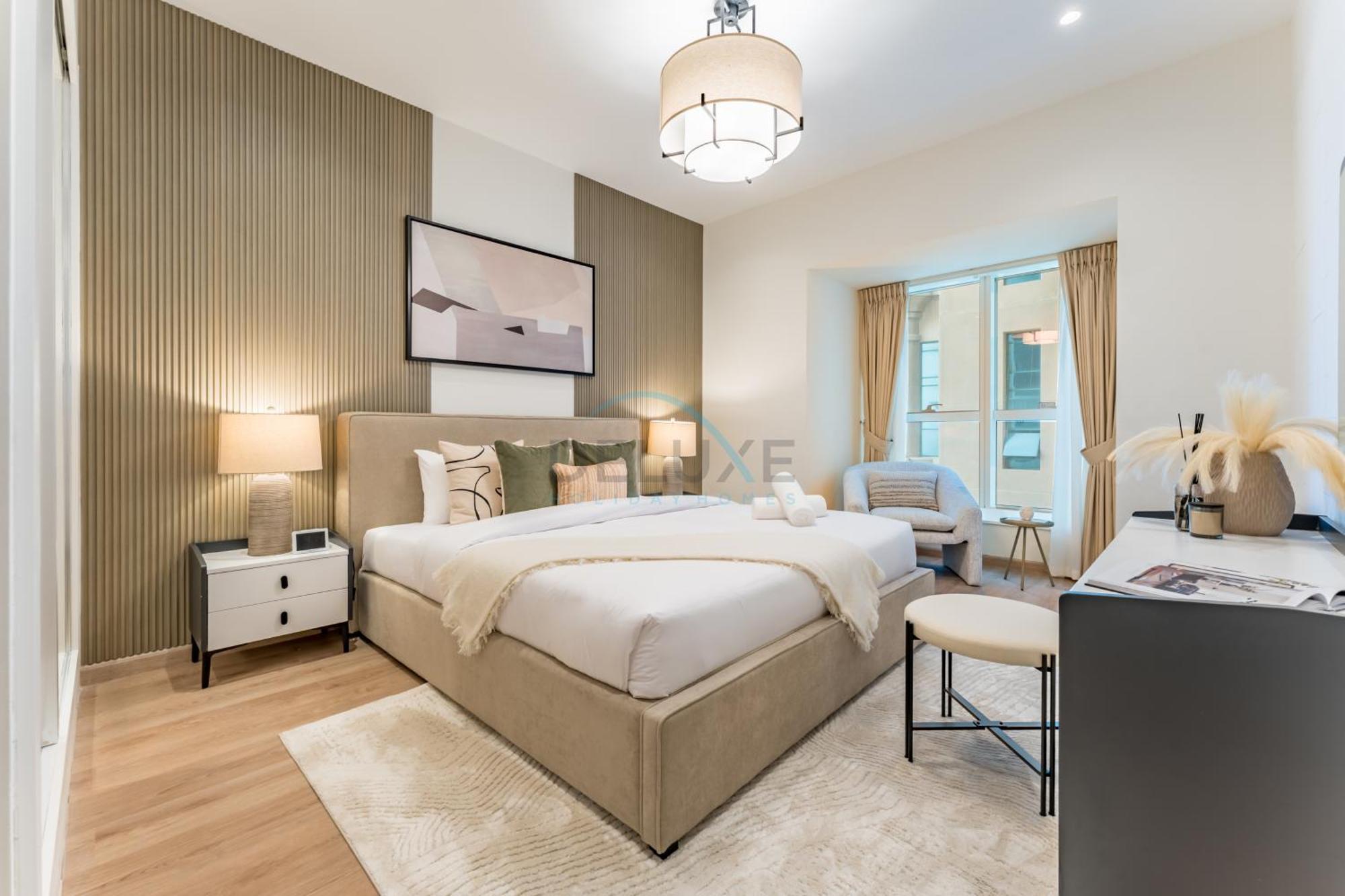 Renovated 1br With Partial Sea And Views Close To The Beach, Elite Residence, Marina By Deluxe Homes * Dubaï
