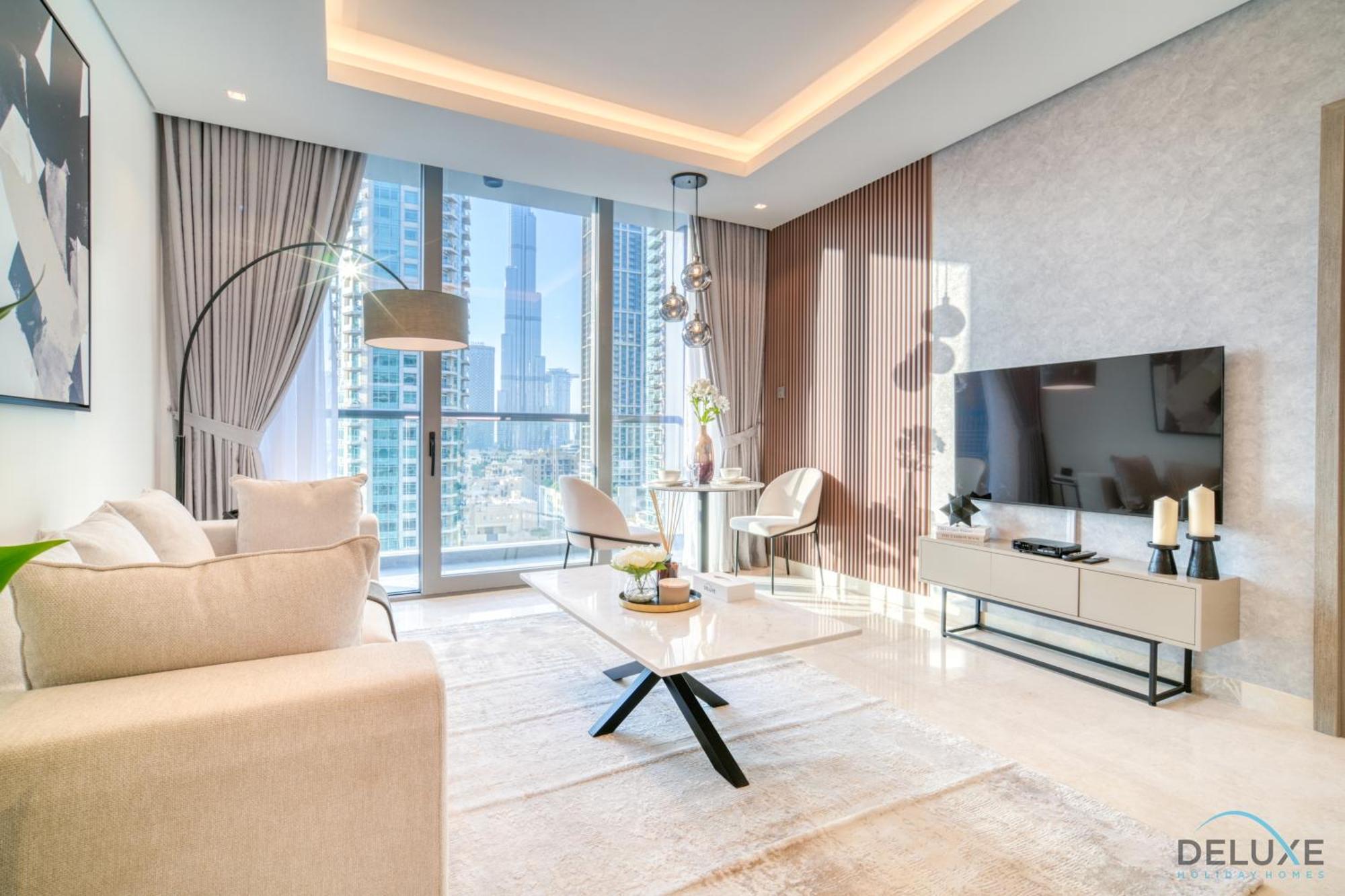 Appartement Exclusive Offer Cozy With Burj Khalifa Views By Deluxe Homes Dubaï