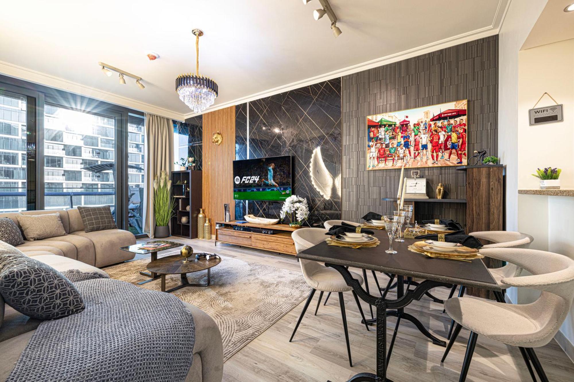 Appartement Elite Class 2br Luxe Burj Khalifa View Big Living *