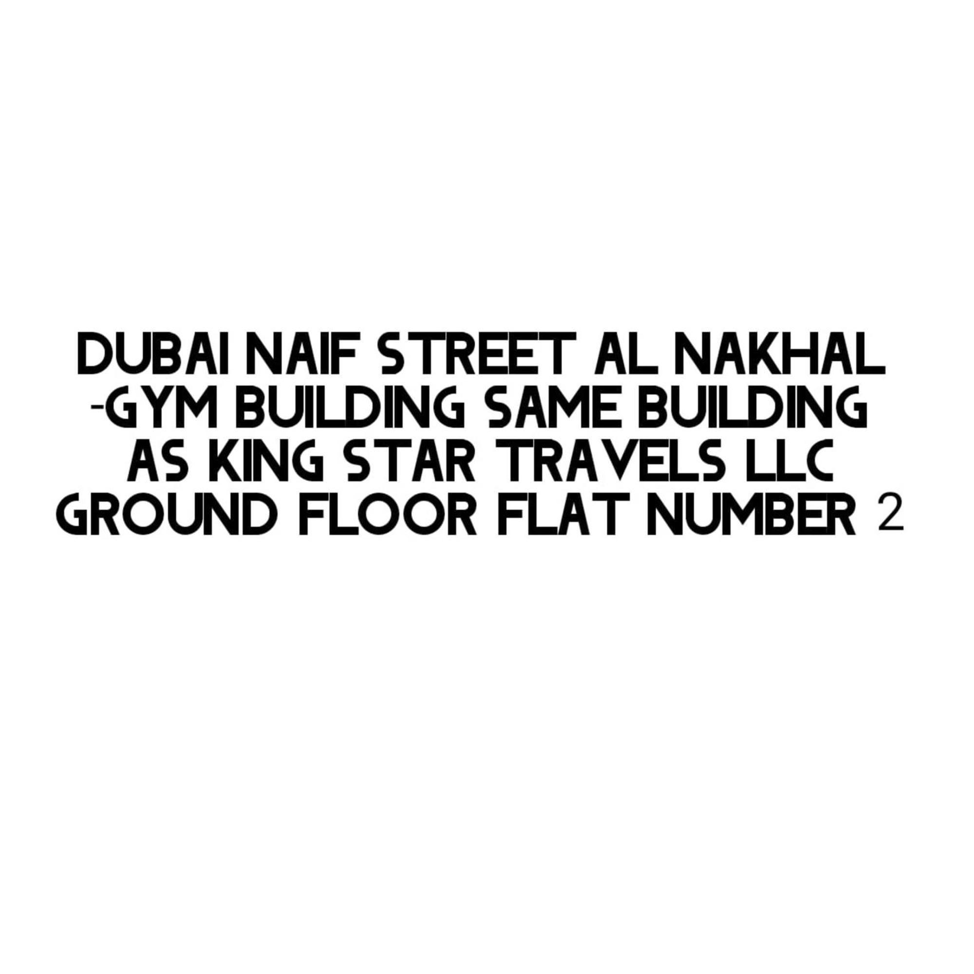 Accommodatie bij particulieren Dubai- Gym Building Same Building As King Star Travel Llc Ground Floor Flat 2 Dubai