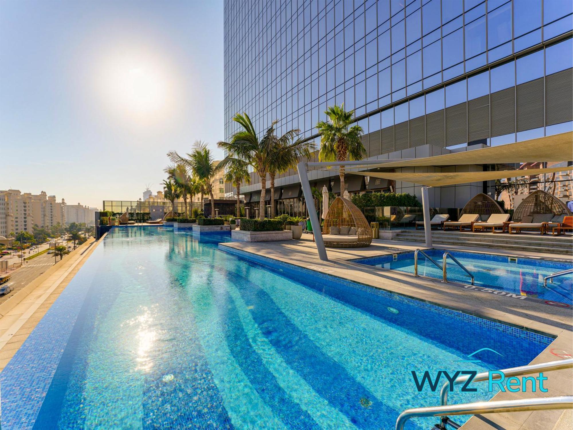 Elegant 1br In Palm Tower, Nakheel Mall, Sea View Appartement