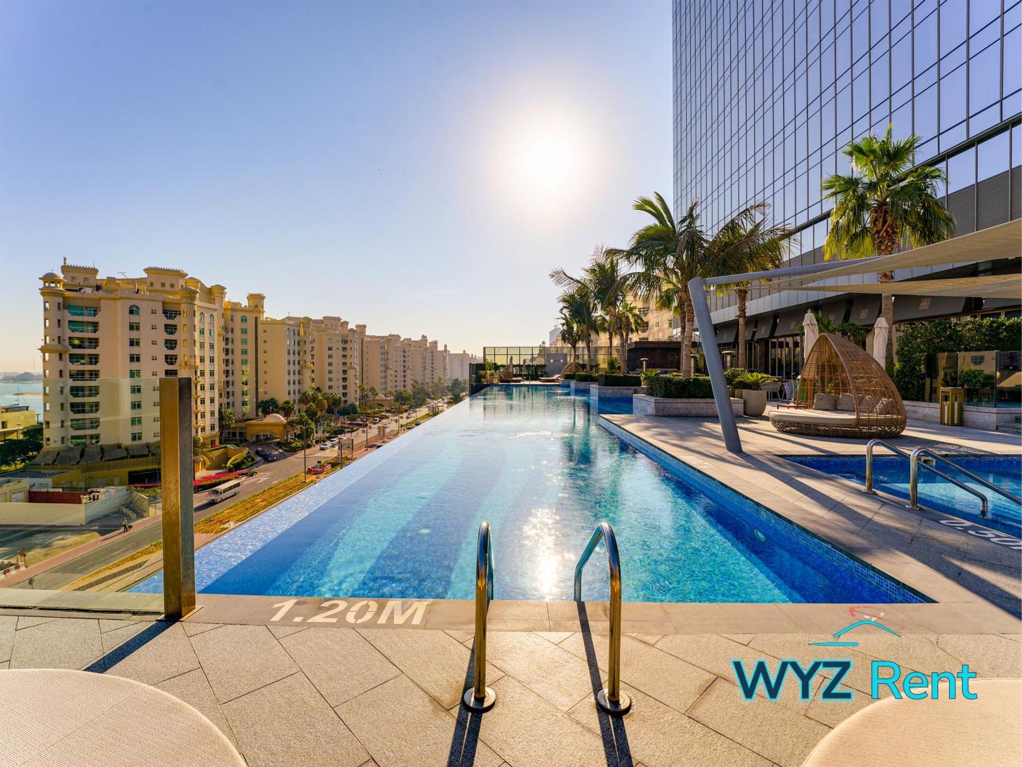 Elegant 1br In Palm Tower, Nakheel Mall, Sea View Appartement *