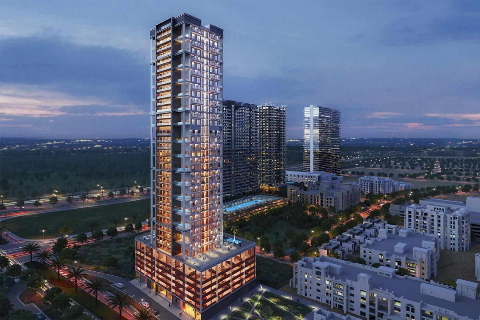 Livbnb-urban Getaway 1bhk With Jvc Skyline View Dubaï