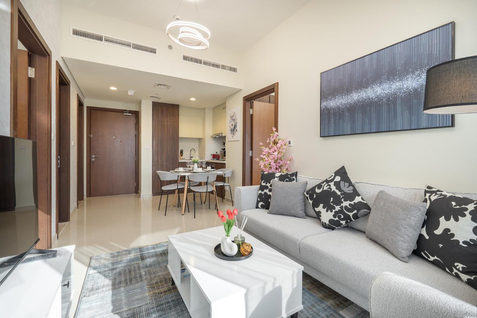 Lägenhet Stunning Burj View - Cozy 2br - 5 Min Mall