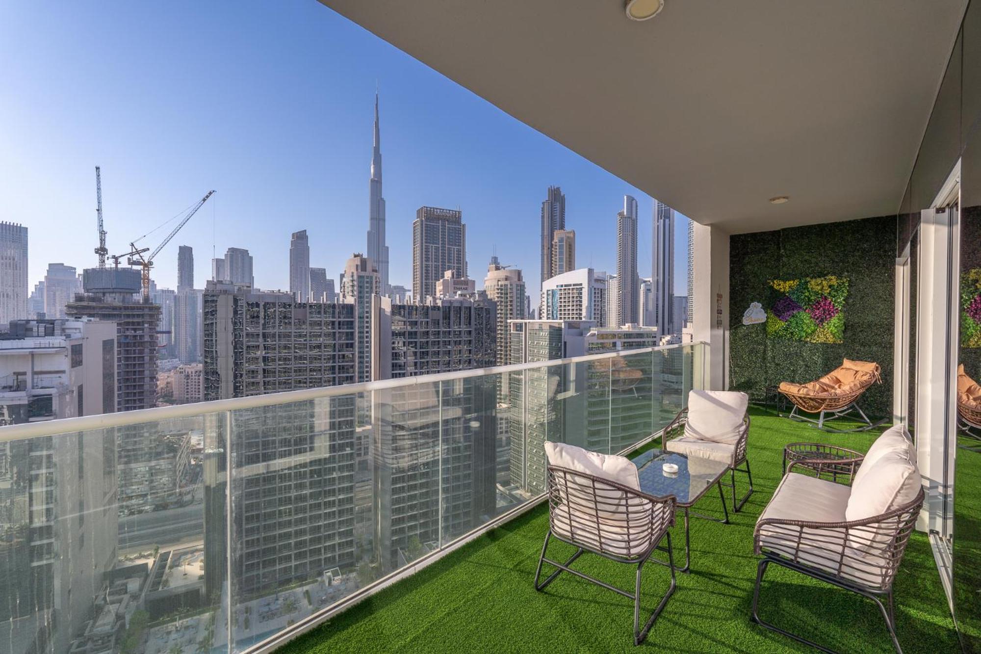 Stunning Burj View - Cozy 2br - 5 Min Mall Appartement *