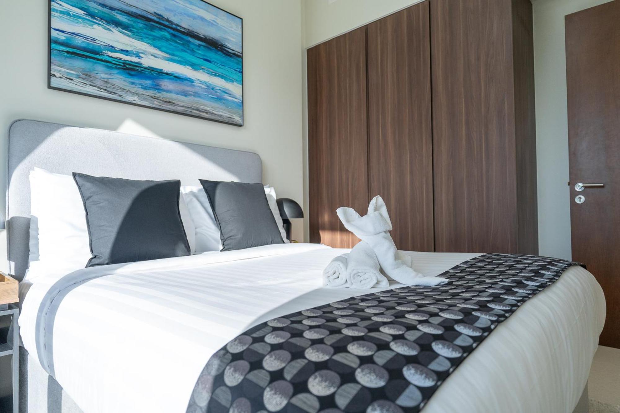 Stunning Burj View - Cozy 2br - 5 Min Mall Appartement *